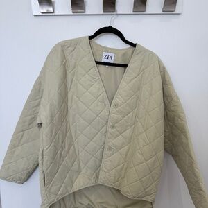 Quilted Sage Green Zara Jacket Women's Small